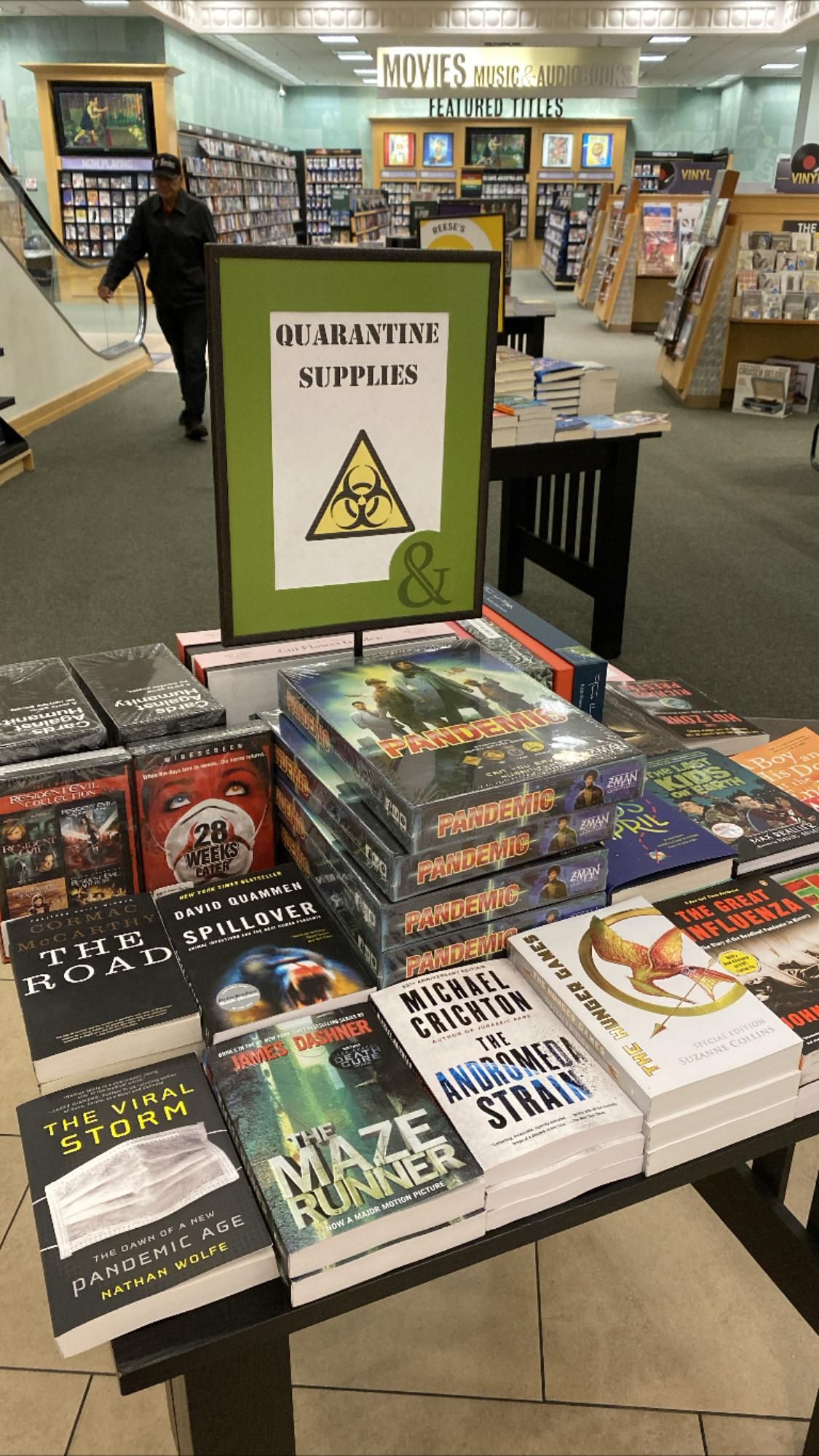Barnes and Noble knows how to Quarantine