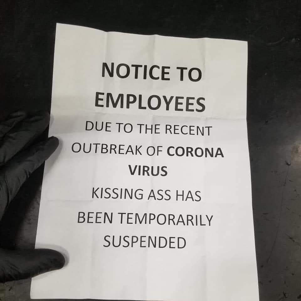 Received notice at work :)