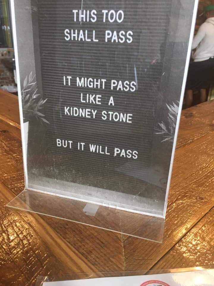 At our local brewery.