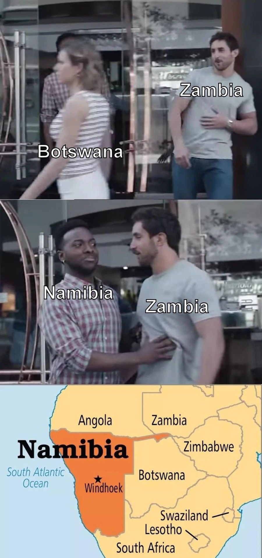 If you don't social distance, Namibia will for you