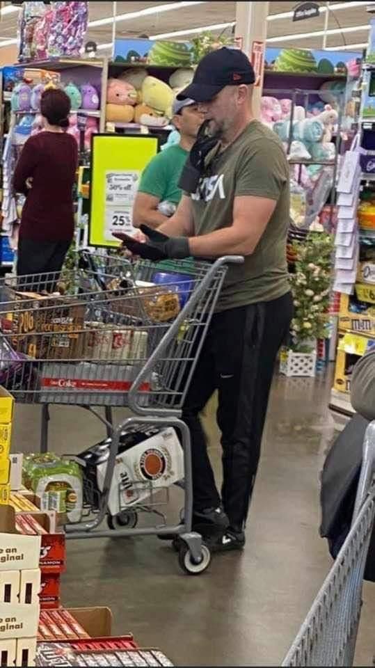 Just your typical Walmart shopper