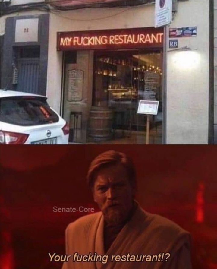 "Don't make me cook you!"