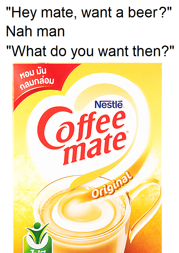 Maybe I should have given him a croissant