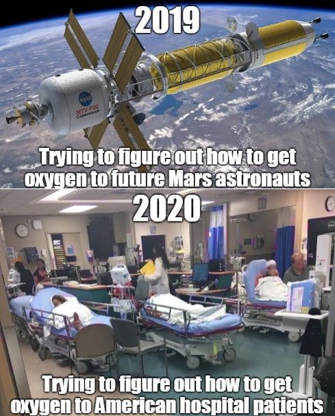 Stupid, lazy Americans can't even breathe on their own smh