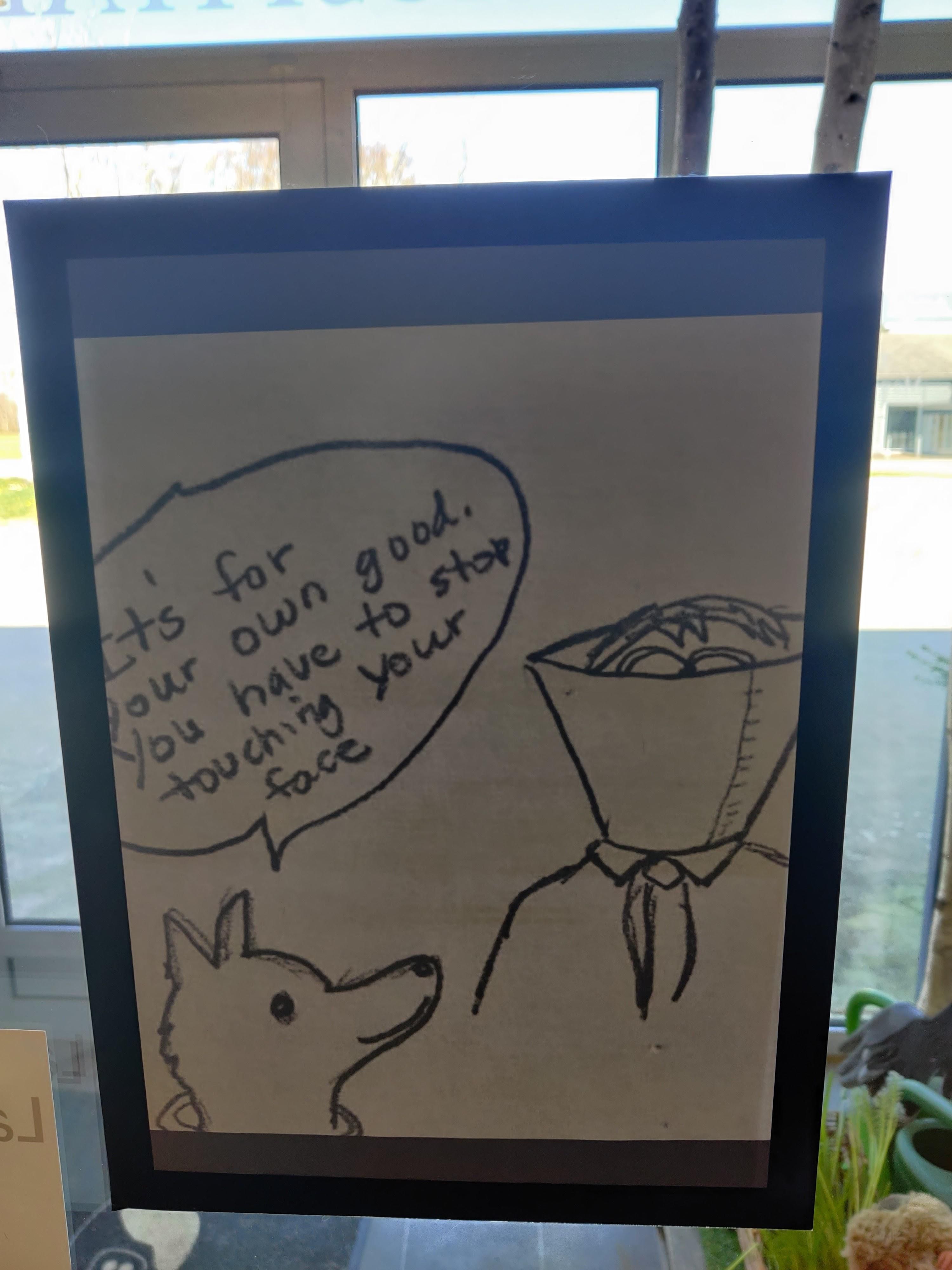 Saw this at the Dog Veterinarian today..