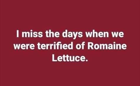 Remember the Romaine scare of 2013?