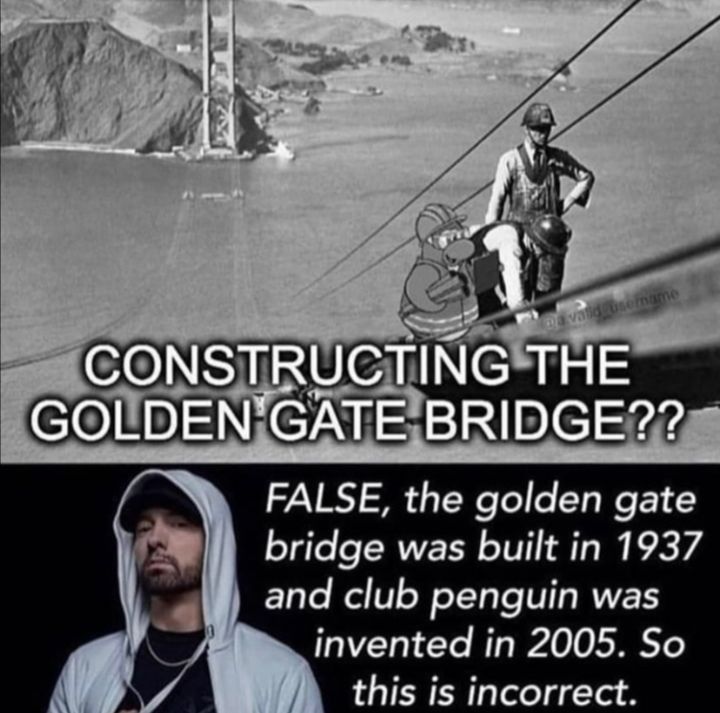 Thank you Mr Shady. Will the real historical facts please stand up