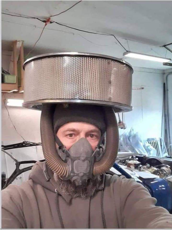 If you dont have a mask, you make your own