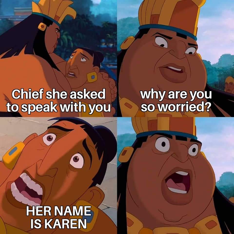 She's asked for the chief