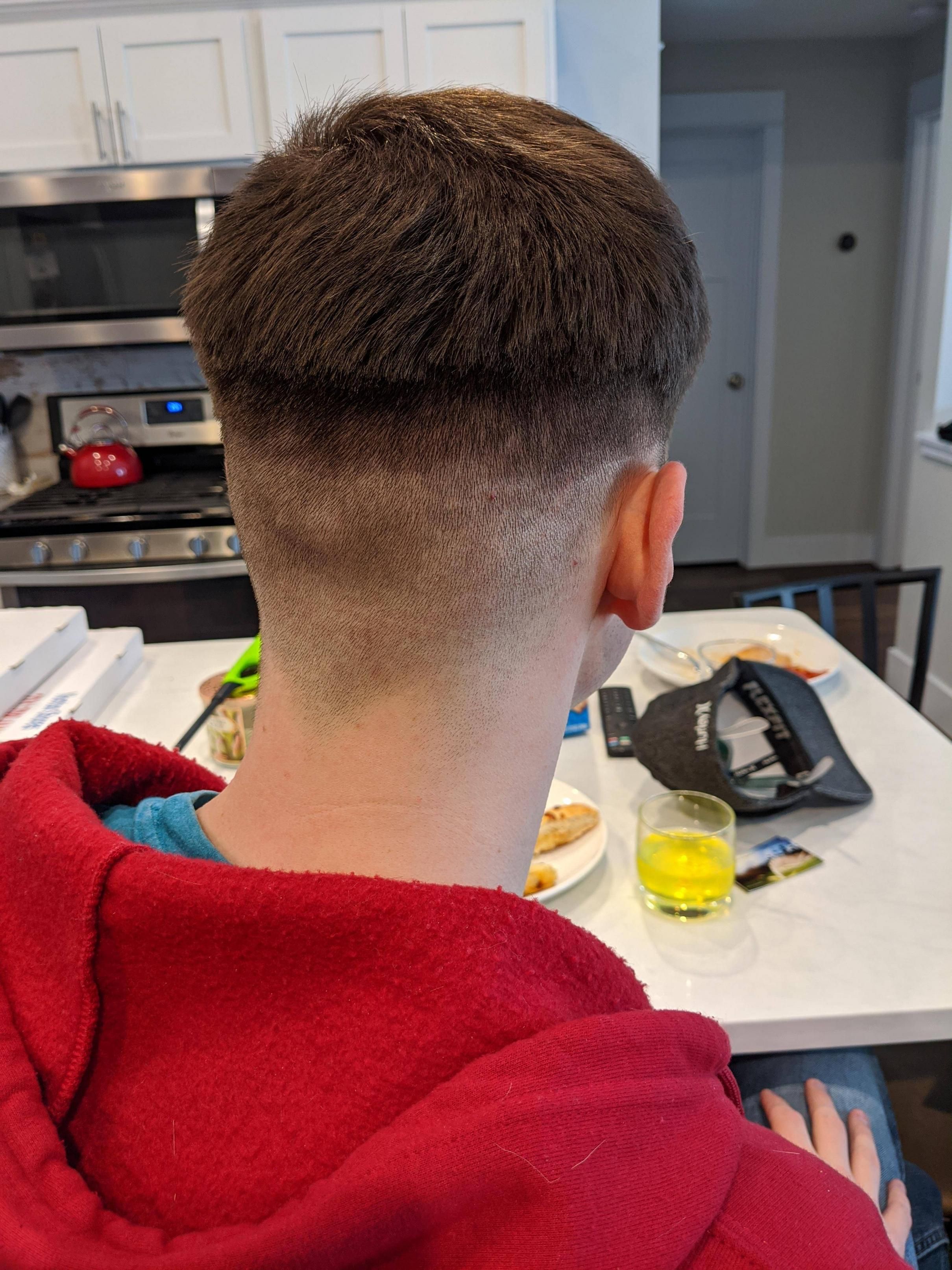 If your buddy says he can definitely do a fade, don't listen. Source: me