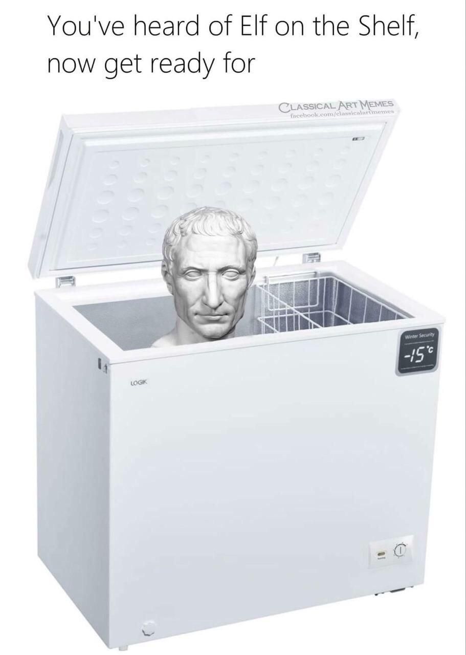 Caesar in a freezer