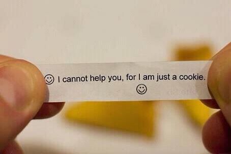 An honest fortune cookie