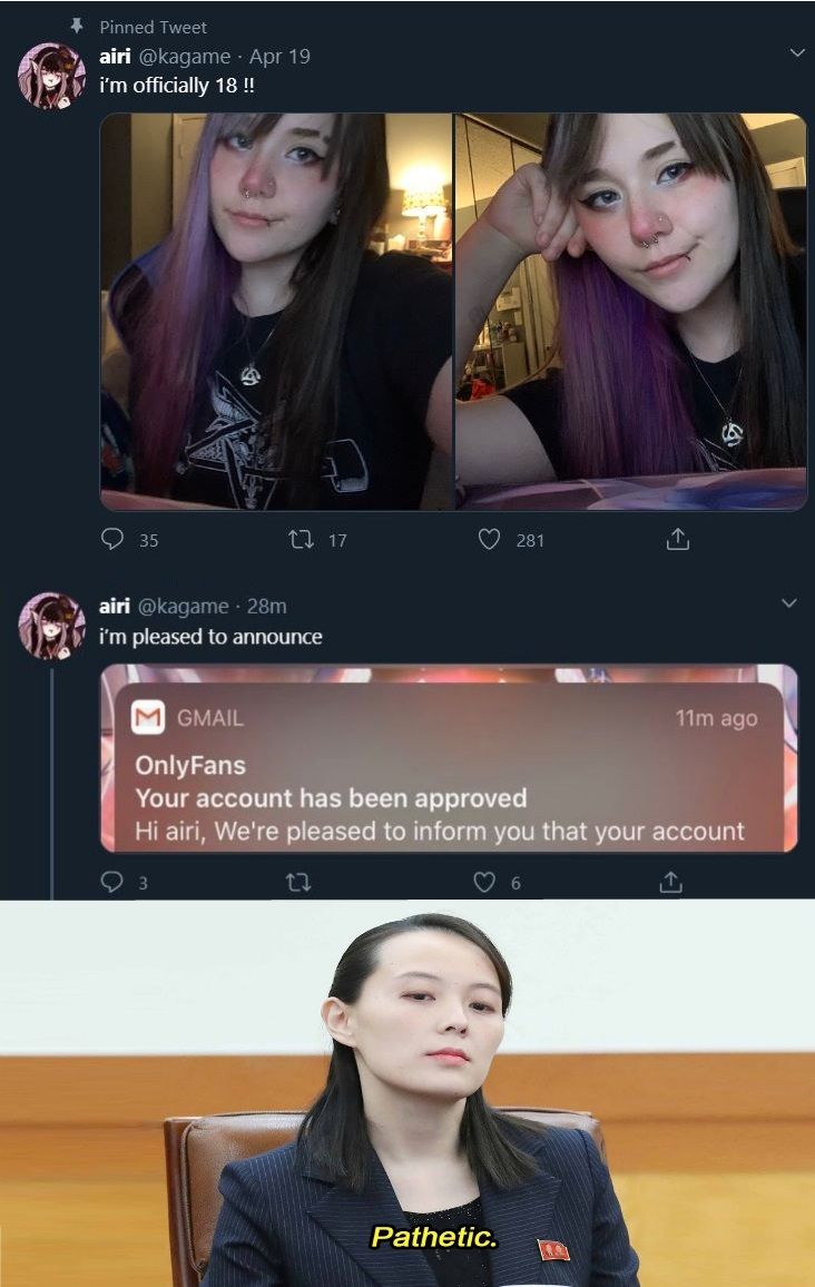 When you dictatorship account has been approved