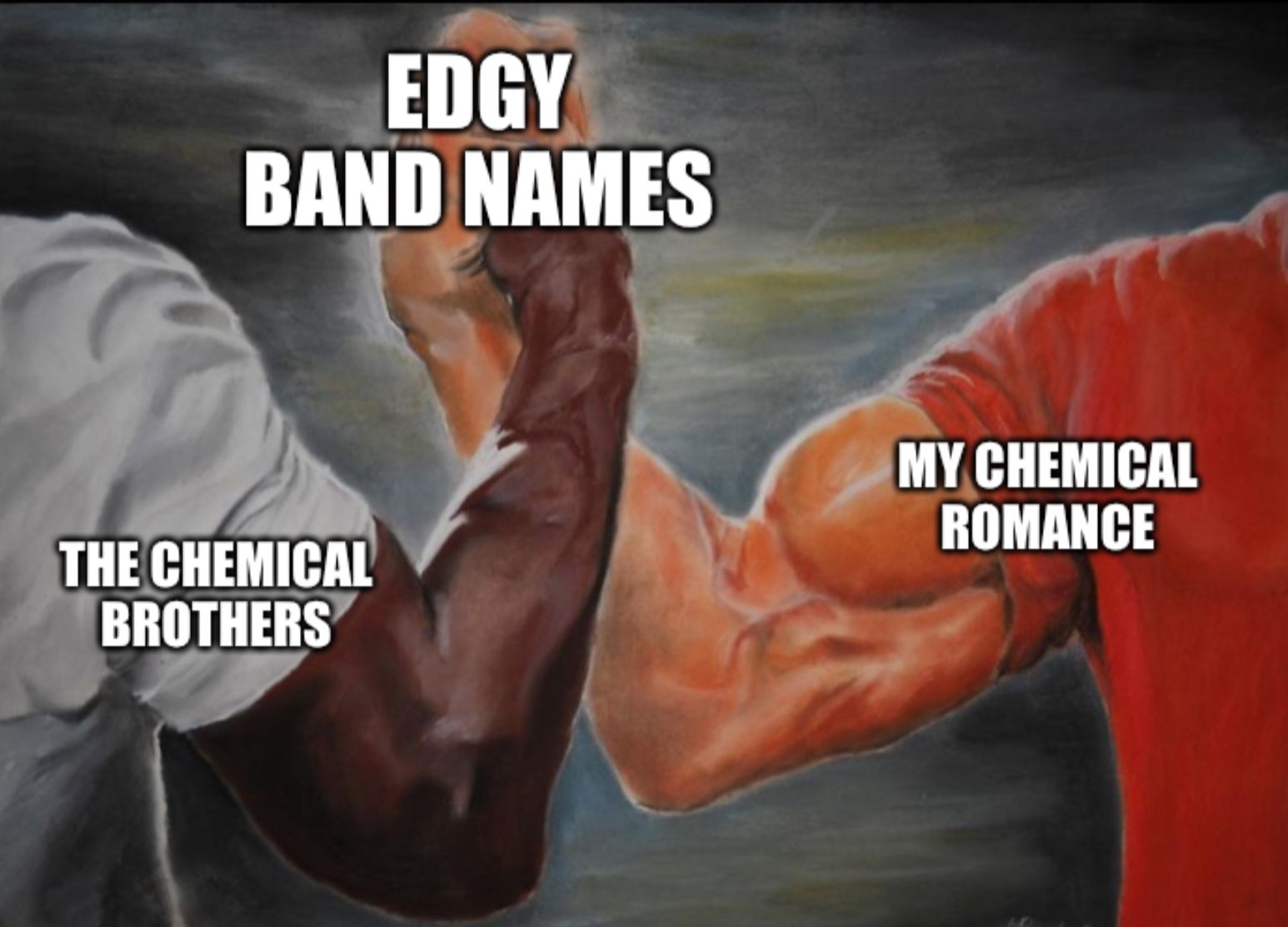 Wow much chemistry.