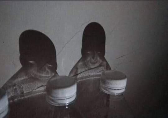 Creepy shadows of bottles