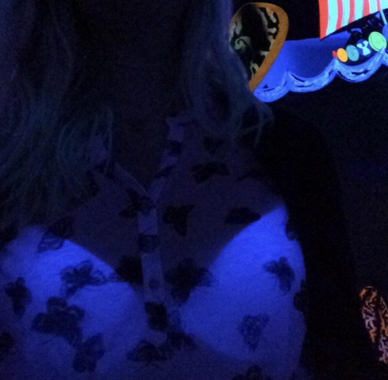 I didn’t think through my outfit choice before going to glow in the dark mini putt on a date