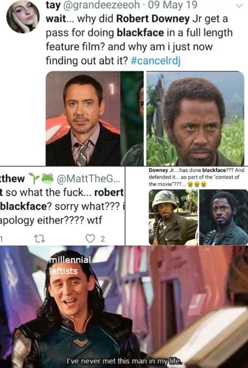 zoomers just found about about RDJ