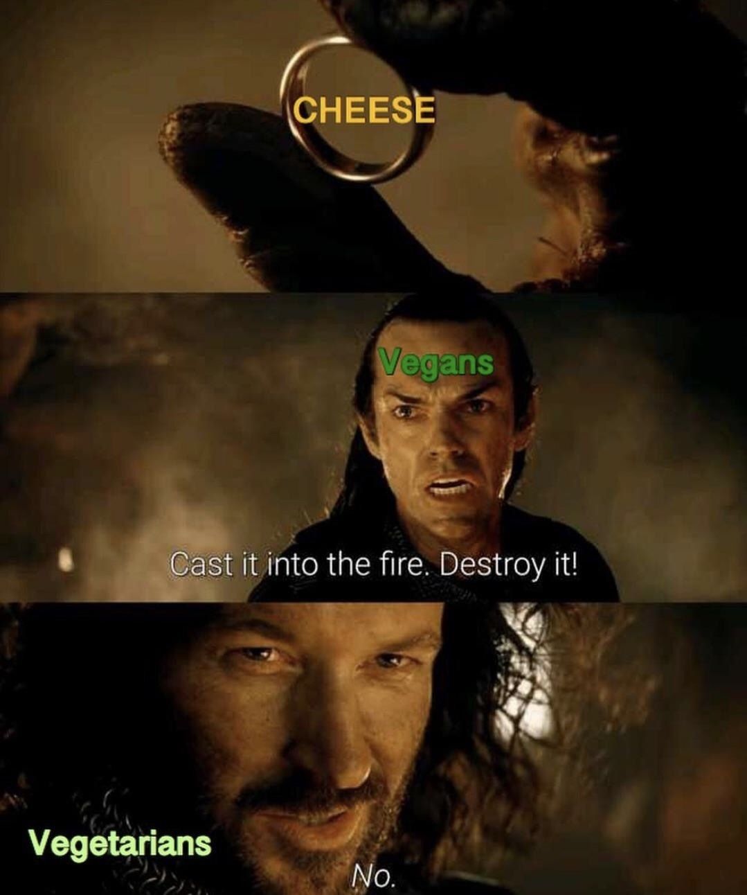 One cheese to rule them all