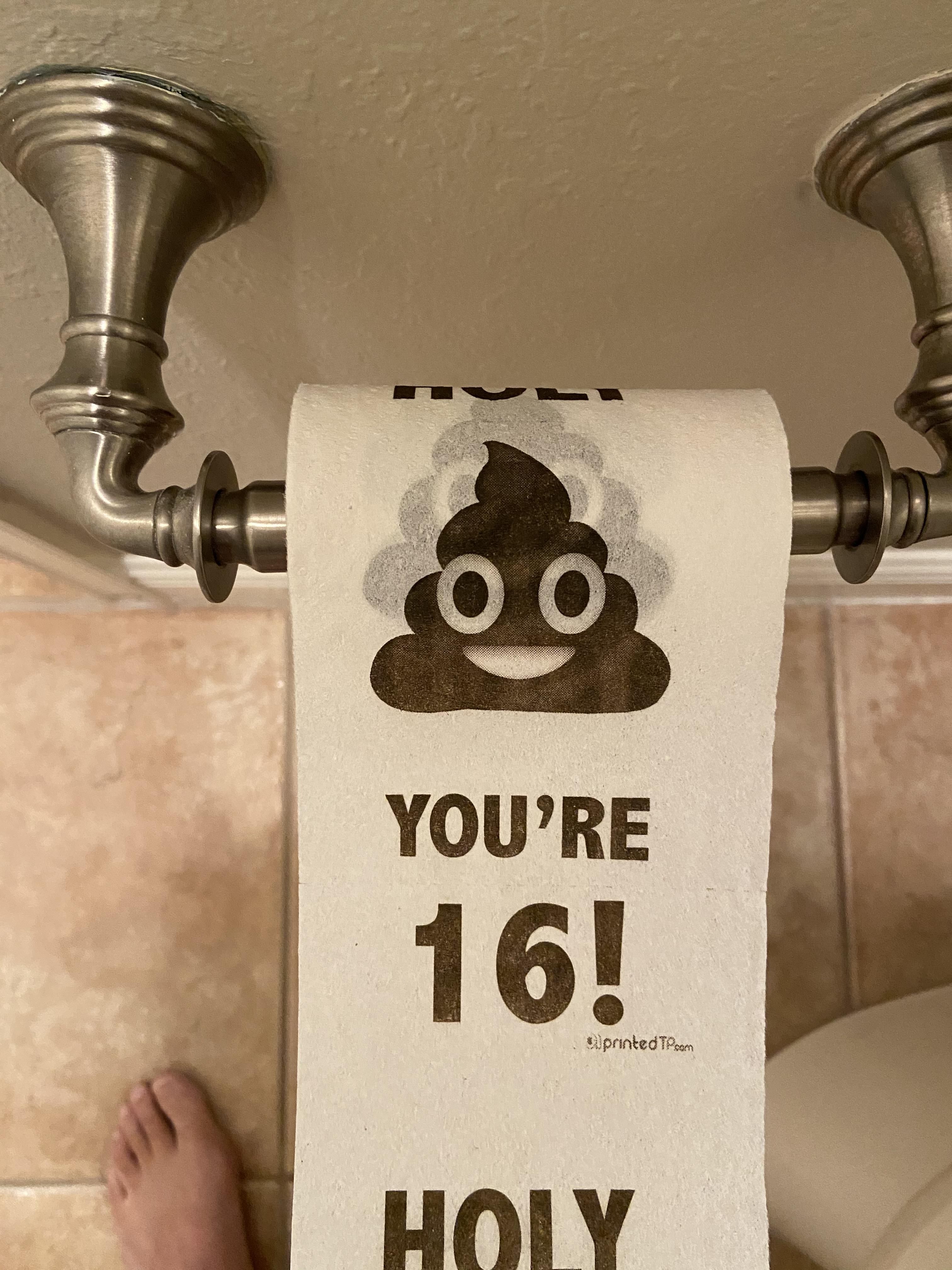 The only toilet paper my wife could find online. We’re in our 50s.