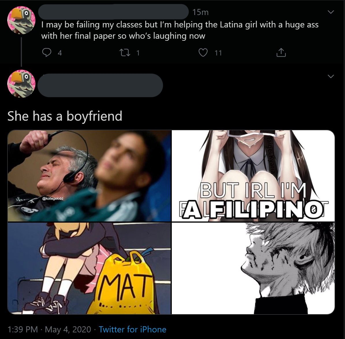 feels bad to be Filipino