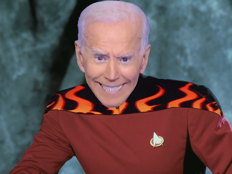Space final malarkey these are the voyages of starship Bidenprise to boldly sniff where no Bucko hav