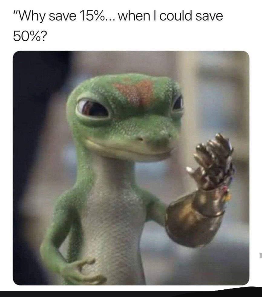 The biggest of savings require the strongest of wills