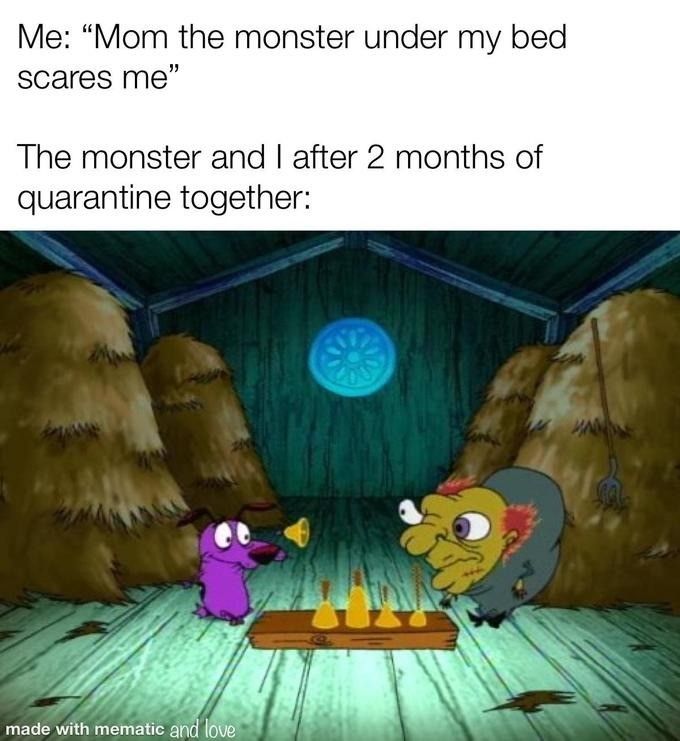 The real monsters are outside