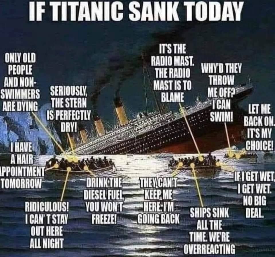 If Titanic sank today...