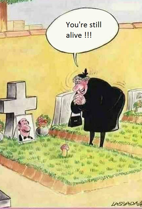 He's not dead !