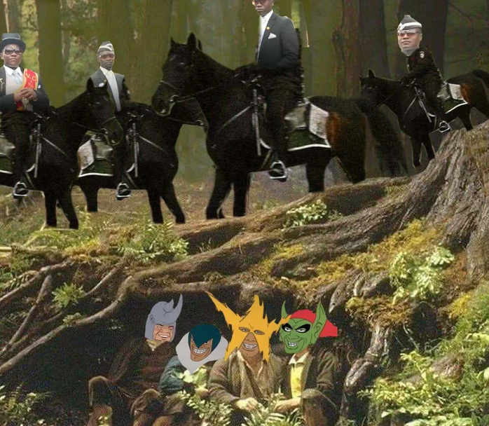 me and the boys hiding from the ring wraiths