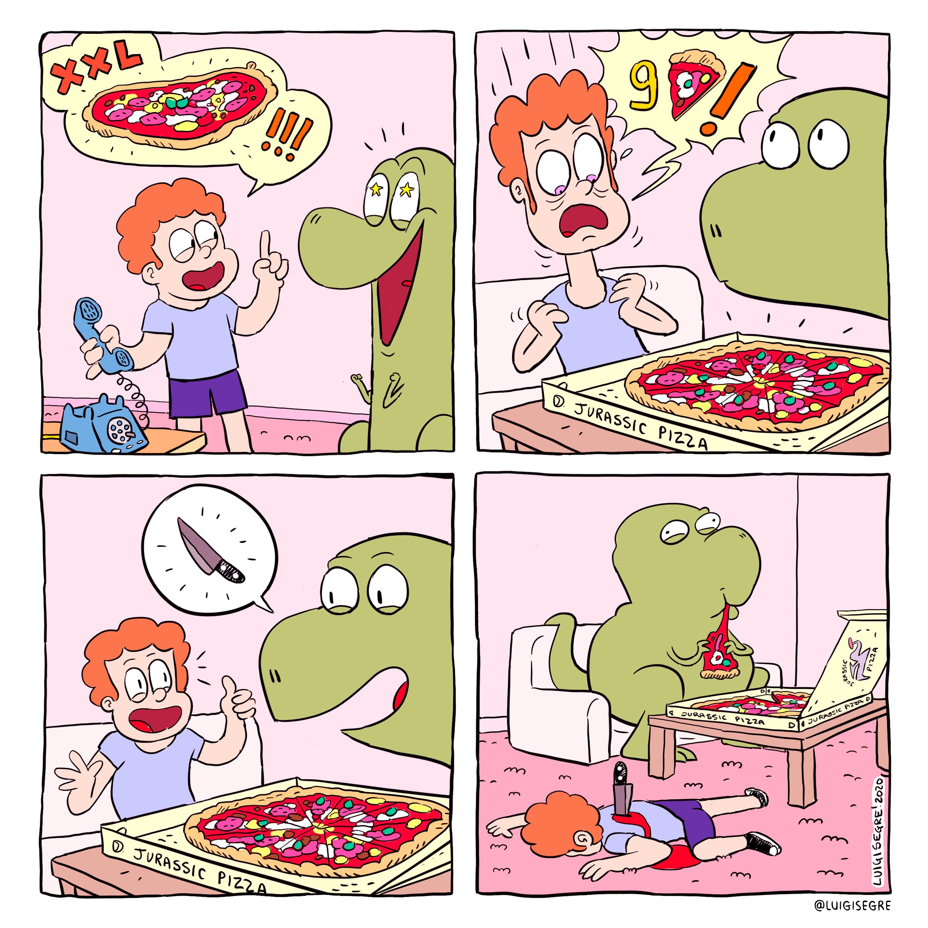 Комиксы о еде