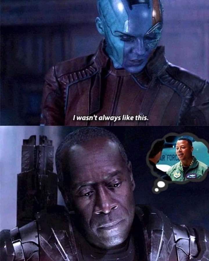 Rhodey: "me neither"