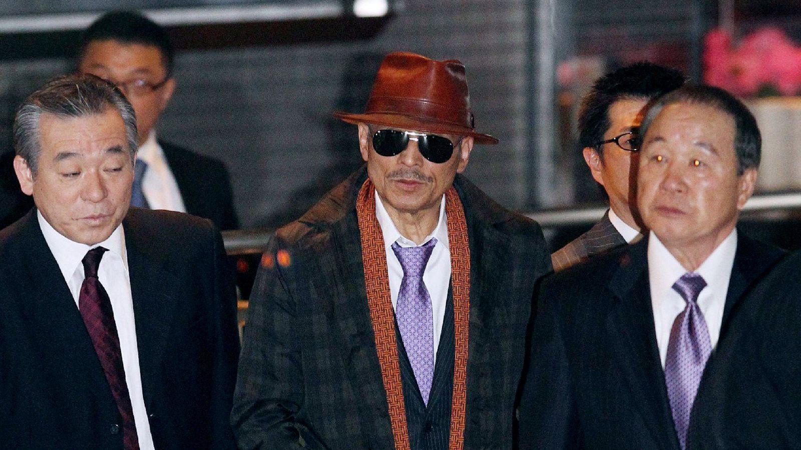 Johnny Depp in his new film role as a Yakuza Boss..