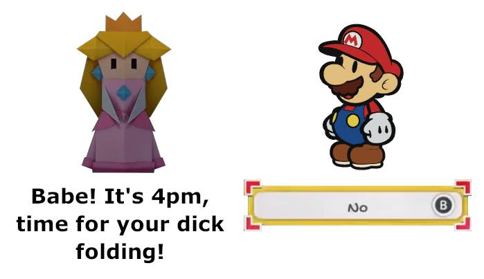 Mario ain't no simp