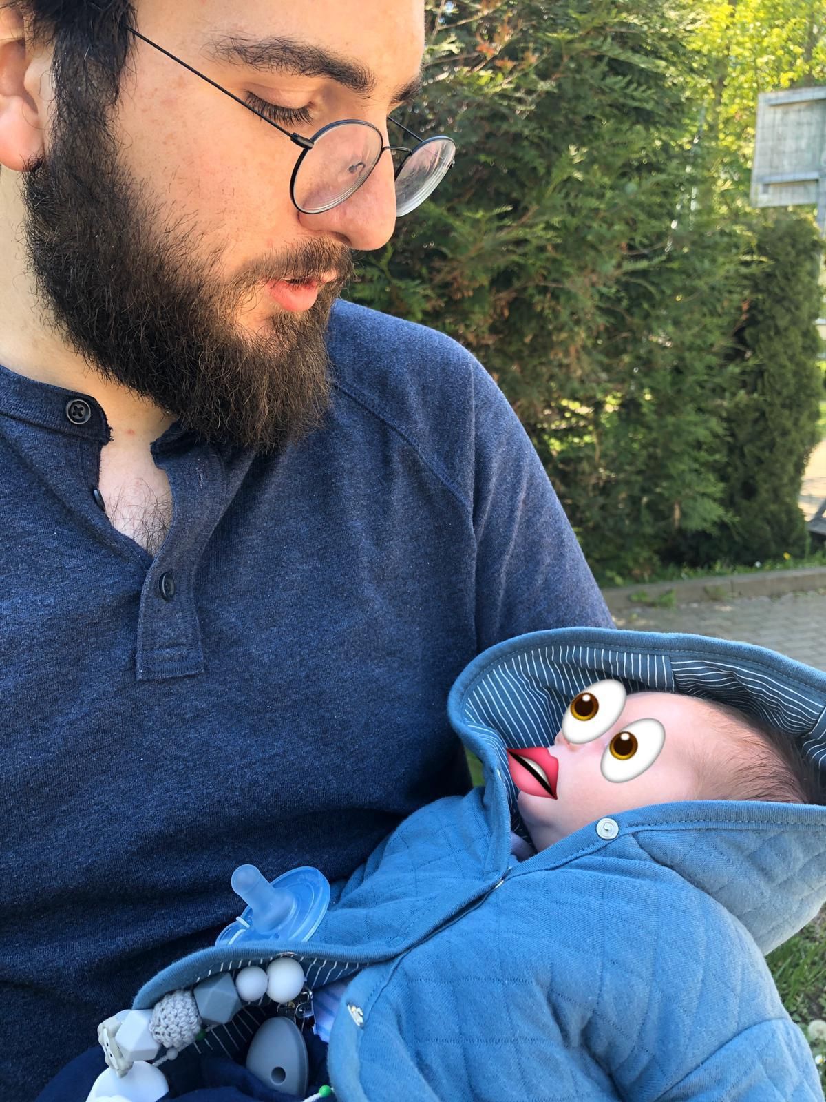 My wife doesn’t want our newborn son’s face posted on social media, so she asked me to censor over it. Needless to say, I won’t be asked to do that again.