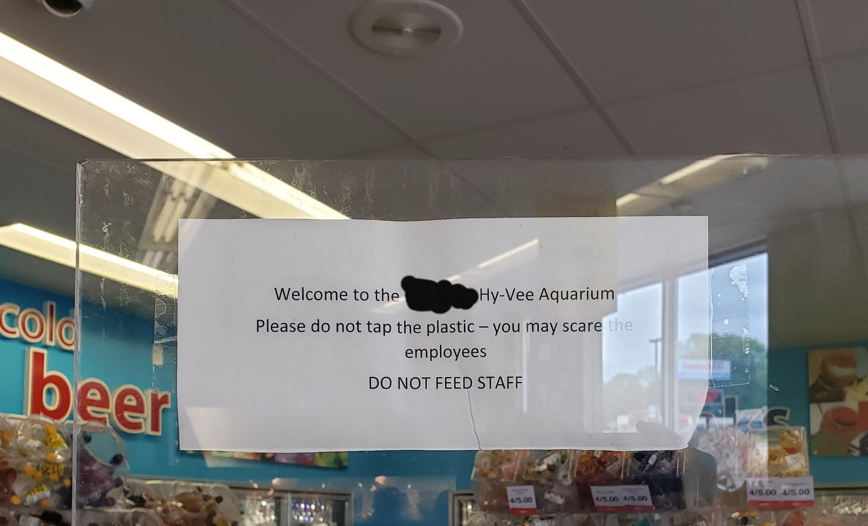 DO NOT FEED STAFF