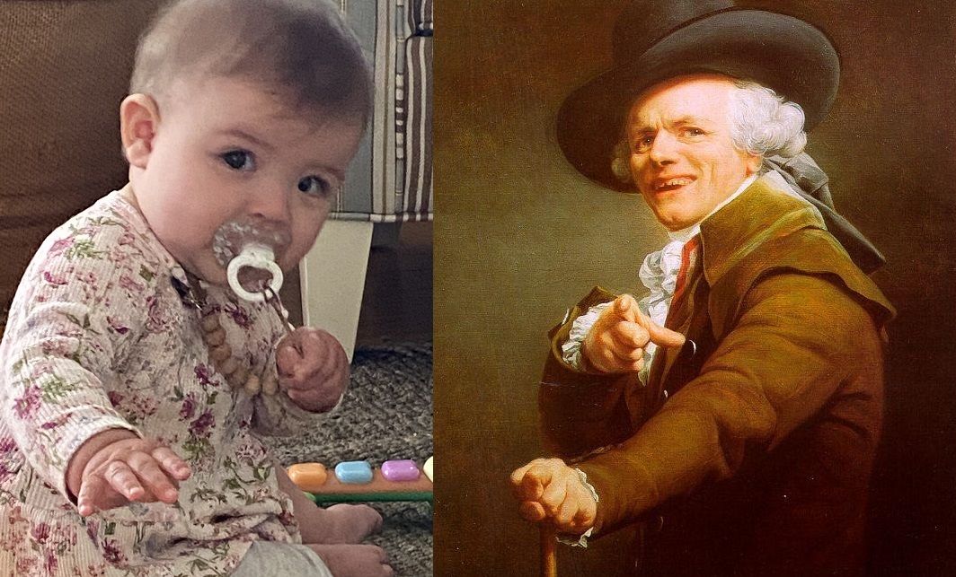 Wife sent me this picture of our daughter today, and I instantly thought of this