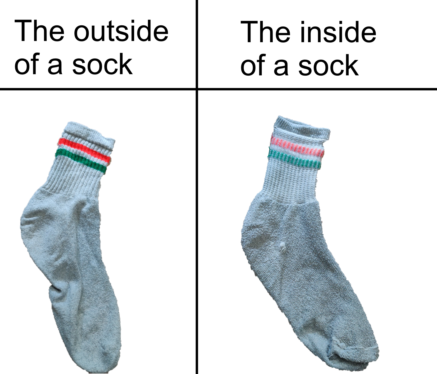 sock reveal