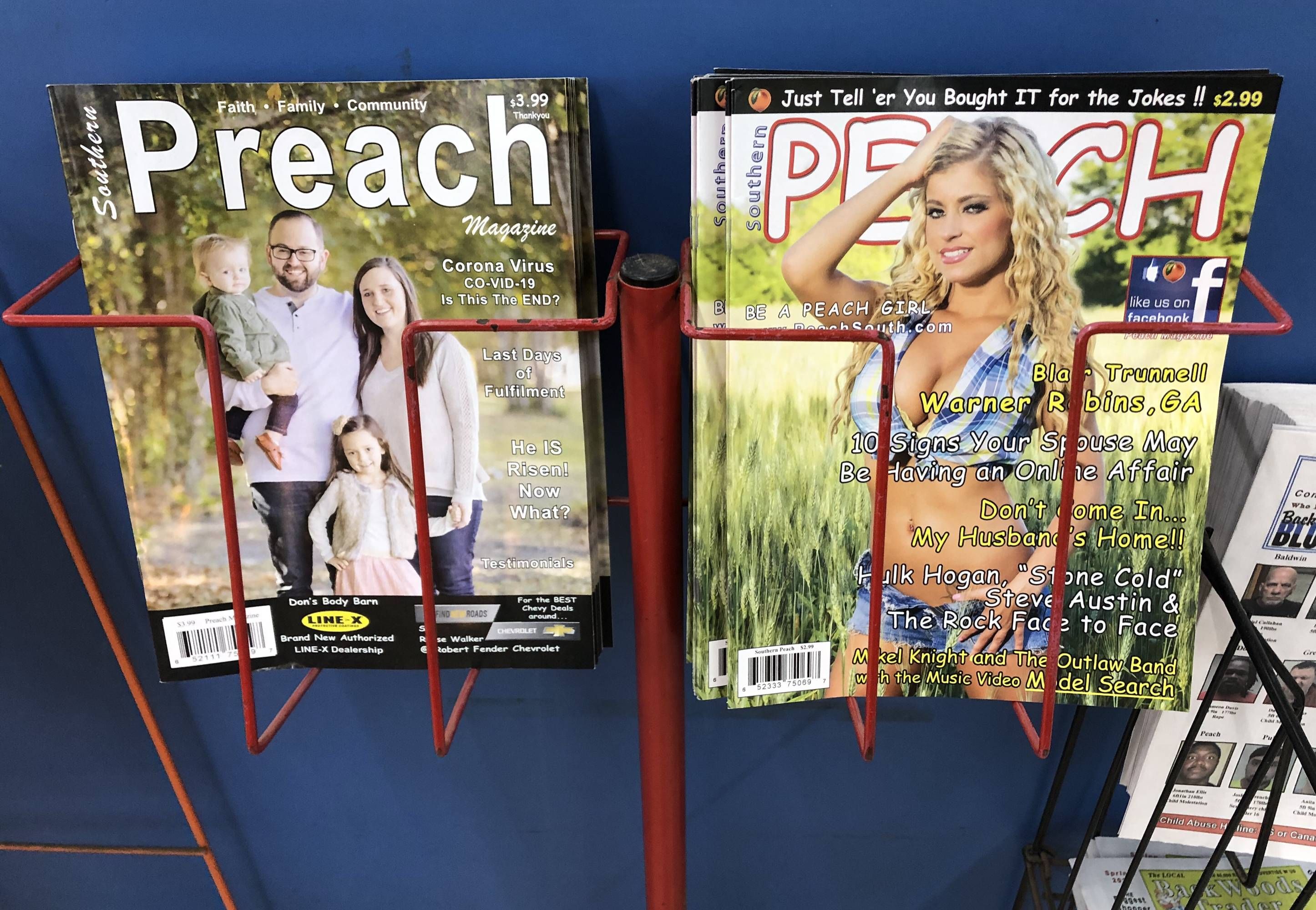 This magazine rack certainly sums up Georgia!