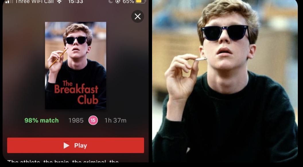 Netflix photoshopped a pencil into BRIANS hand instead of the Zoot. IM DYING