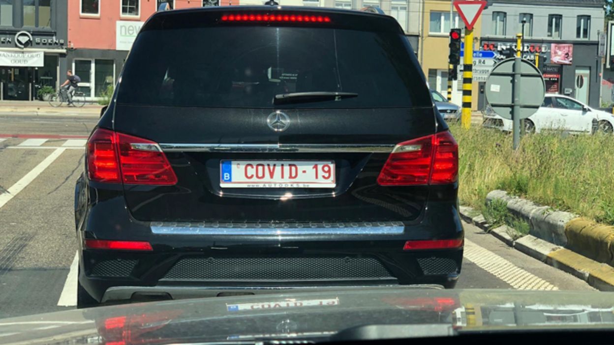 A trendy license plate, 1000$ tho...