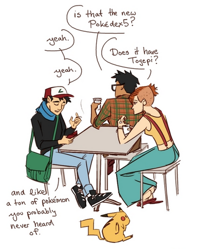 Hipster Pokemon trainers