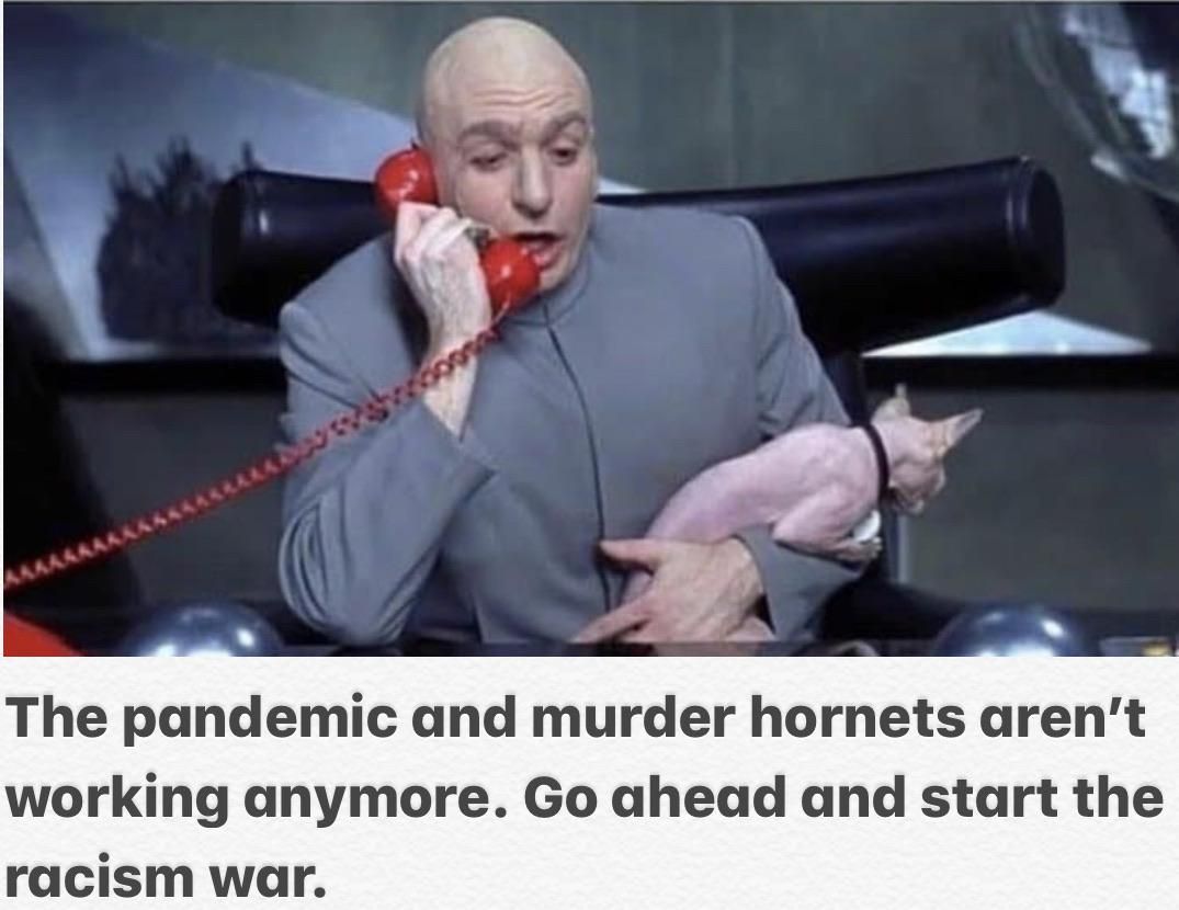 Dr. Evil up to no good again.