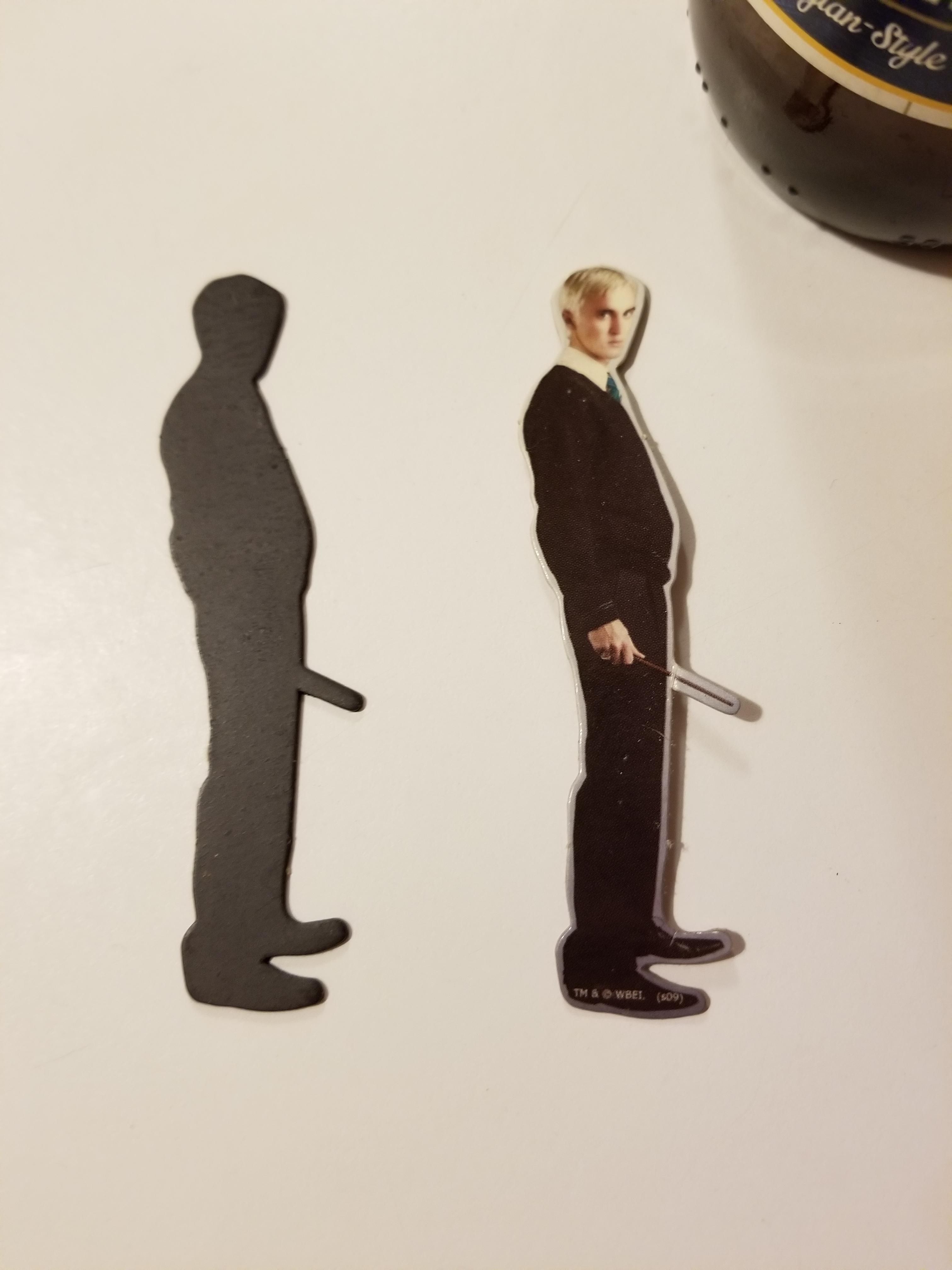 The Draco sticker fell off my magnet.
