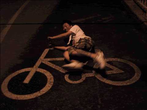 Ghost ride the whip, literally