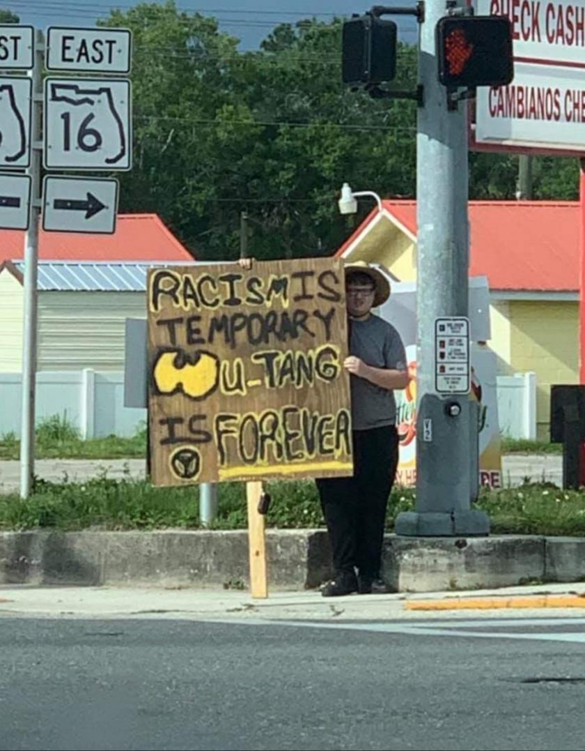 In my hometown today: Racism is temporary, WuTang is forever
