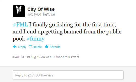 What was he fishing for?