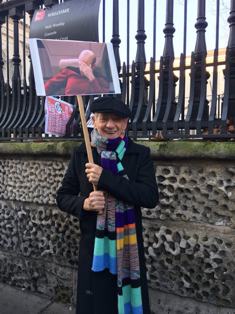 Sir Ian McKellen’s sign