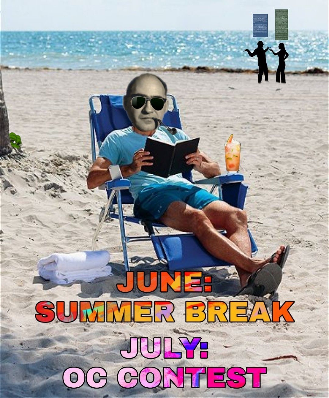 Now: a little summer holiday. Next month: OC Contest!