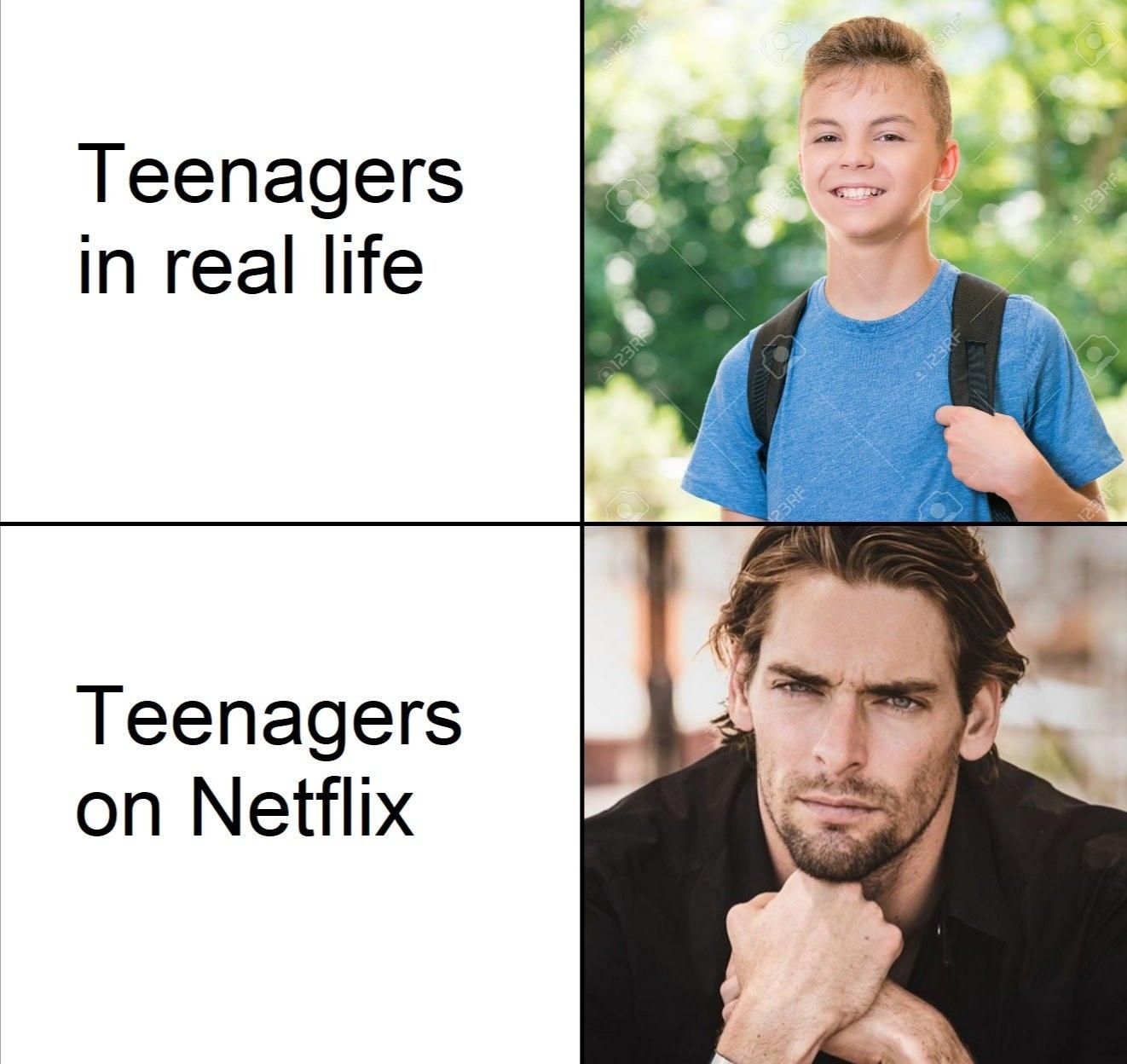 Real life vs Netflix